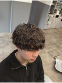 MEN’S HAIR/波巻ツイストスパイラル/フェザーパーマ/本町y