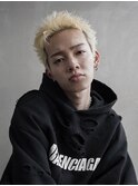 刈り上げアップバングスパイキーショートパーマスパイラルパーマ