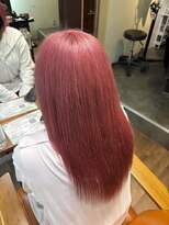 アン(Hair make un) ローズピンク