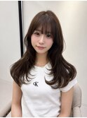 ベージュ×トレンドレイヤー