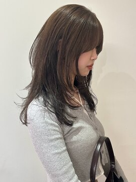 ニコフクオカヘアーメイク(NIKO Fukuoka Hair Make) [NIKO]ブリーチなしダブルカラー/ベージュカラー/ハッシュカット