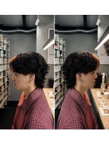 ヨムニノクチ(YOMUニノ口) MEN’S/リバースセンターパート/ニュアンスパーマ/新ノ口