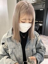 クペウイビ 心斎橋(cope'u yive)&nbsp;ミルクティーベージュ/ハイトーンカラー/ケアブリーチ/心斎橋