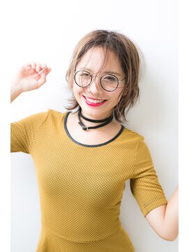 ボンヌーベル 【Bonne Nouvelle】ラフ束感ボブ×無造作くせパーマ アレンジ