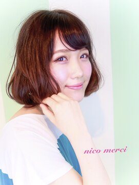 フォトスタジオ アンド ヘアメイク ニコメルシー(photo studio hair make nico merci) nico merci . Bob