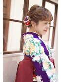 卒業式　袴着付けヘアメイク【sola:neolive 相模大野店】