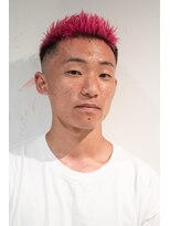 メリケンバーバーショップ コウベ(MERICAN BARBERSHOP KOBE)&nbsp;テクノツーブロックカラーショート