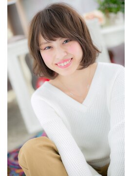 ミック ヘアアンドビューティー 大山店(miq  Hair&Beauty) ランダムカール♪のキュートボブa