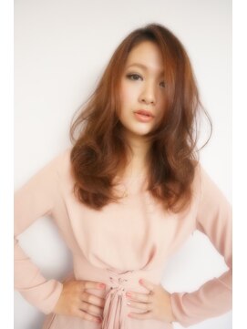 モアナ バイ ヘッドライト 駒沢大学店(Moana by HEADLIGHT) エヌドット☆ベージュブラウン☆小顔レイヤー