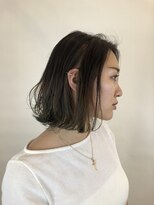 カール 鶴川店(K：R) 大人きりっぱなしミディアムスタイル
