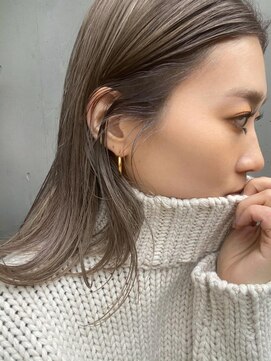 ステア メゾン(stir maison) ミルクティーダブルカラーハイライトケアブリーチ20代30代