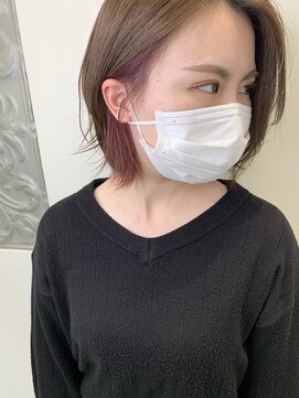 ジアン(GIEN) インナーカラー ピンクパープル