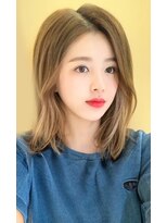 レウナ 外苑前(Reuna)&nbsp;20代30代40代大人可愛いミデイアムスタイル　ハイライト