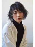 大人可愛い20代30代40代似合わせカットイメチェン流しバング