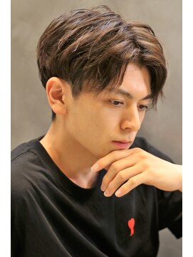 ノイセル(Noisyle) 爽やかナチュラルハイライト韓国前下がりセンターパート