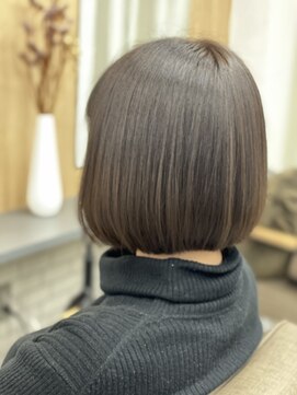 リヴァイヘアアプス(LEVI hair apus) 【LVEI】丸みボブ×カーキーアッシュ×髪質改善