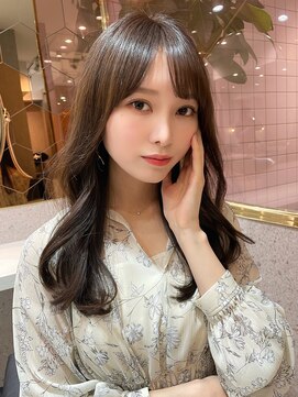 ルームバイシー 新宿(Loom. by Sea) 大人可愛いくびれヘア/ベビーバング/似合わせカット/韓国ヘア