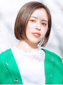  [オージュアサロン/恵比寿]伸ばしかけヘア/パツっとボブ