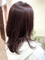 ネオリーブソラ 相模大野店(Neolive sola)&nbsp;チェリーレッド/白髪ぼかしハイライト