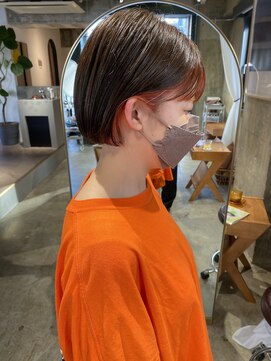 リブロ(liblo) 【ミニボブ×フェイスフレーミングオレンジ】