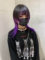 ロンドエニカ 大宮(Lond enika)&nbsp;ウルフスタイルレイヤーカットブリーチあり大宮美容室