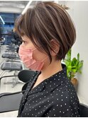 ハイライトバレイヤージュダブルカラーケアブリーチ30代40代