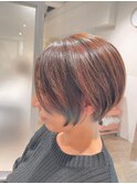 20代30代40代小顔ハンサムショートアッシュブルーブラック
