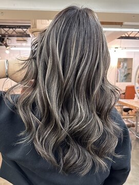 スティロ(stylo) ハイライトカラーグレージュベージュケアブリーチダブルカラー