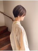 奥行きショート/くびれショート/丸みショート/艶髪カラー