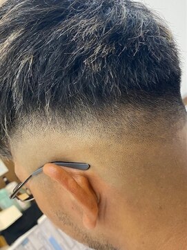 オオノ イキ堂島店(ONO) スキンフェード×メッシュスタイル