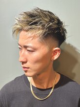 スタンドバーバー 柏(STAND BARBER) カルマパーマ/ベリーショート/ダークアッシュ/ニュアンスパーマ