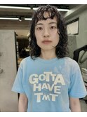 パーマ/横須賀/横須賀中央/カット/ブリーチなしカラー/汐入