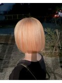 ベージュ#オレンジ#インナーカラー#ボブ#ショート#豊橋#豊川