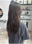アッシュグレージュ×ゆるふわ