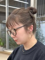 パークレーン アイス イヴェン(park lane ICI yeven)&nbsp;ブリーチなしオリーブベージュ透明感グレージュ おくれ毛/momoka