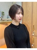 丸みショートボブ