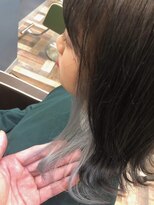 ヘアーズルーム 近鉄八尾(hair's RooM)&nbsp;愛されくびレイヤー似合わせイヤリングカラー×シルバー