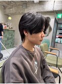 センターパート ハンサムショート 新宿