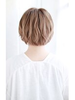 シュシュット(chouchoute) ミニウルフホワイトグレージュデジタルパーマチェリーブラウン98