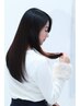 【♪エイジングケアにも最適！髪質改善♪】カット+髪質改善 縮毛矯正￥22.000