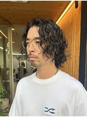 【oasisオグラ】メンズグランジウェーブロングパーマ