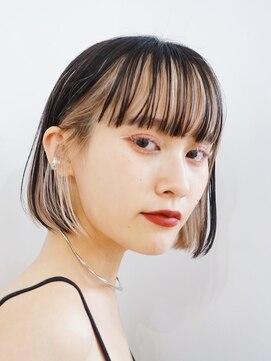 テクネ 天神大名(techne) 天神大名ブリーチダブルカラーハイライトバレイヤージュインナー