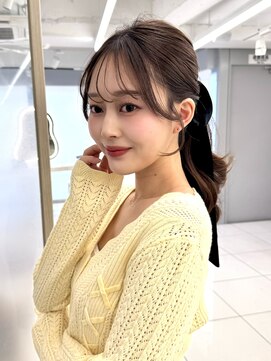 エジョン 三鷹店(Aejon) 顔周り/韓国レイヤー/ブラウンカラー/ヘーゼルブラウン