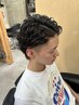〈メンズ専用〉カット＋デザインパーマ(ツイストorスパイラルorロット)