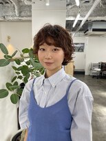シー 自由が丘(sii.)&nbsp;くるくるパーマが可愛い大人マッシュショート/カーリーマッシュ