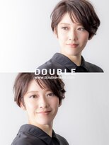 ダブル(DOUBLE)&nbsp;女性らしい柔らかさと強さを兼ね揃えたショート
