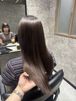アネロ 名駅(anhelo)&nbsp;メテオ髪質改善ストレート×ナチュラルブラウン