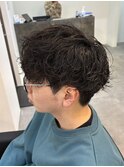 MEN’S HAIR/シャドウパーマ/ニュアンスパーマ/伊勢崎