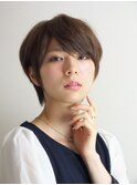 (chezlamour/市川)クールな印象の抜け感大人ショート