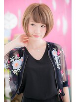 明るめカラーで☆ピュアかわいい♪ナチュボブ